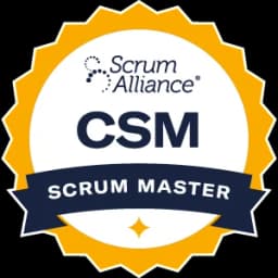 CSM certification badge